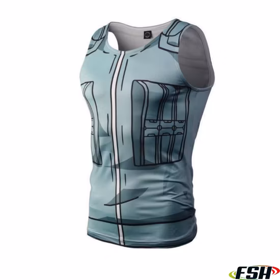 Man Top Single-Breasted Double Layer Blue Blazer Outwear Hoodie Parka Jacket Coat